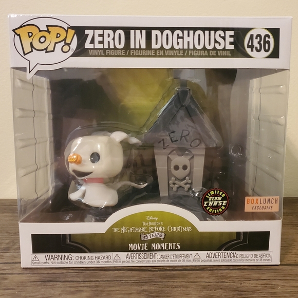 Disney Nightmare Before Christmas Movie Moments Zero in Doghouse CHASE Edition - Picture 3 of 10